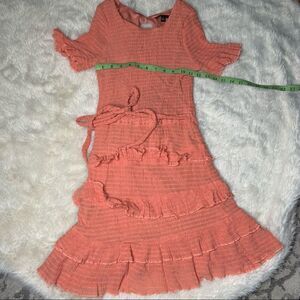 Sz Small Smocked Coral Dress